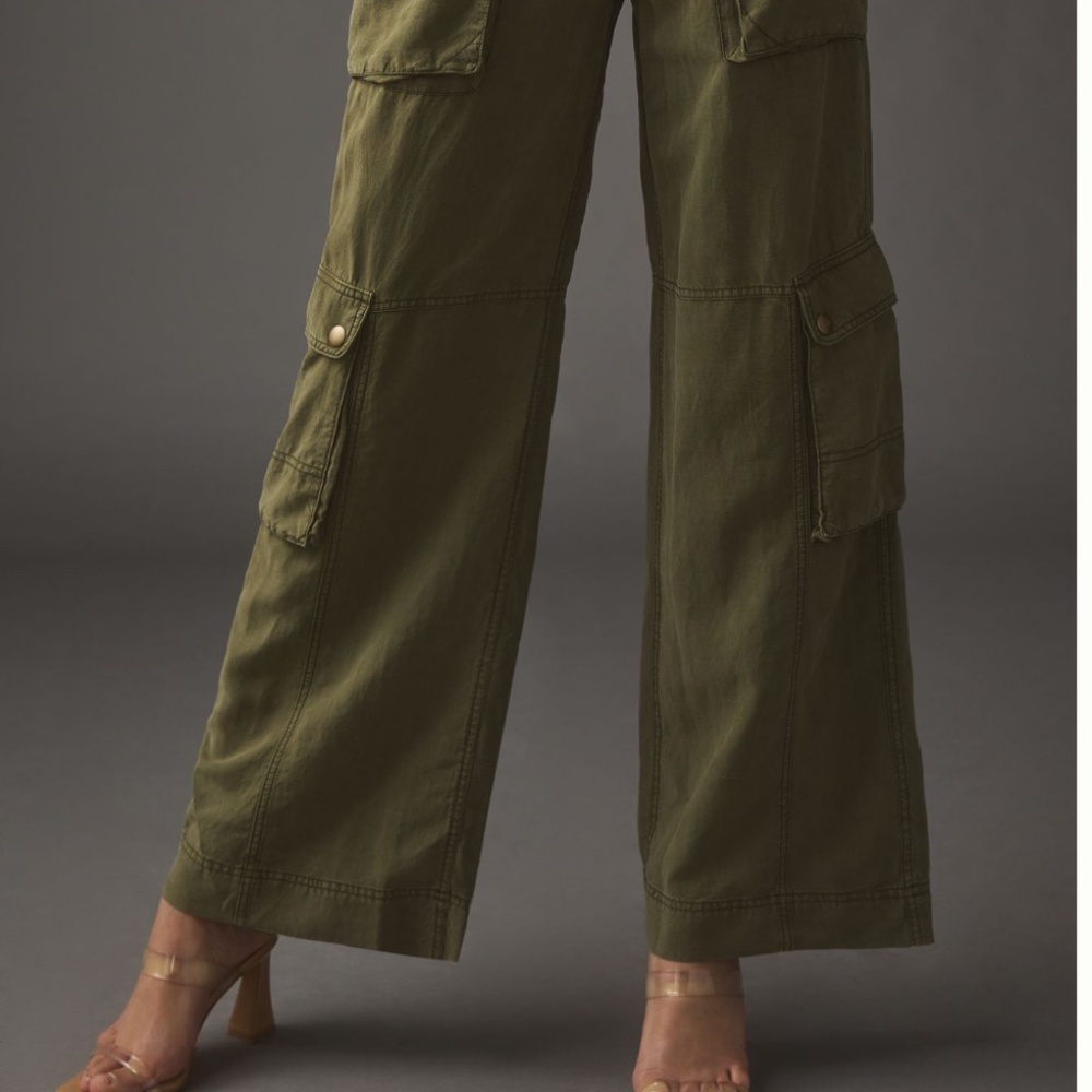 Pilcro silky cargo pants